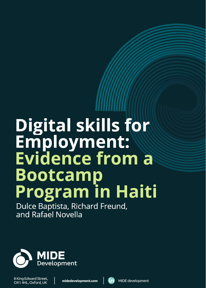Digital skills for Employment: Evidence from a Bootcamp Program from Haiti