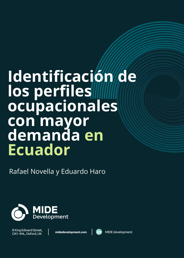 Identificación de los perfiles ocupacionales con mayor demanda en Ecuador